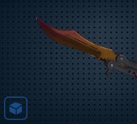 【平台担保 steam平台-CS2装备皮肤交易】蝴蝶刀（★ StatTrak™） | 渐变之色 (崭新出厂)【自动发货 0秒入库】