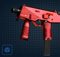 【平台担保 steam平台-CS2装备皮肤交易】MP9（纪念品） | 赤红新星 (略有磨损)【自动发货 0秒入库】