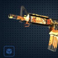 【平台担保 steam平台-CS2装备皮肤交易】M4A4 | 炼狱之火 (略有磨损)【自动发货0秒入库】
